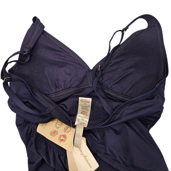 NWT Tommy Bahama Navy Blue Tankini - Picture 3 of 8